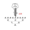 1007LA 5-Pin Sargent Commercial & Residencial Key Blank - 1007LA / SAR-8 (Packs of 10)