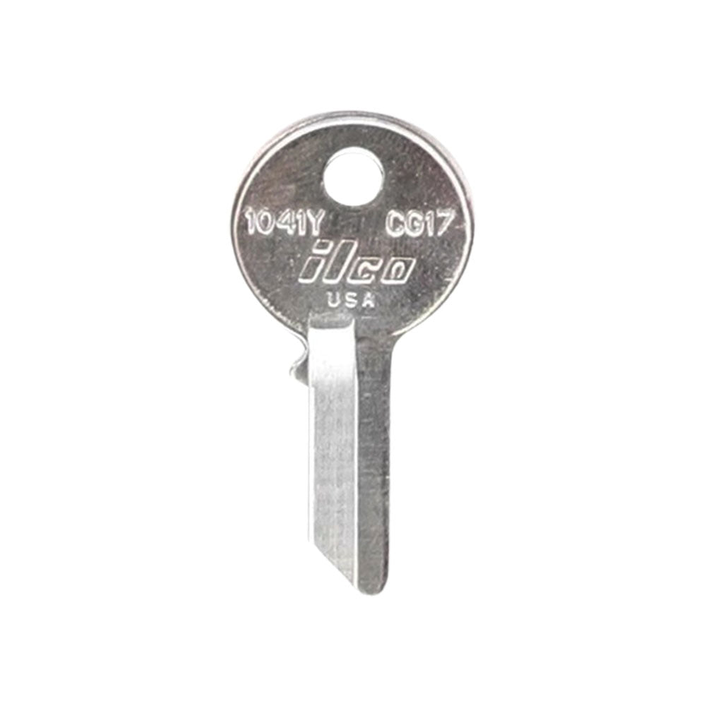 ILCO 1041Y Chicago Cabinet Key Blank - CG17