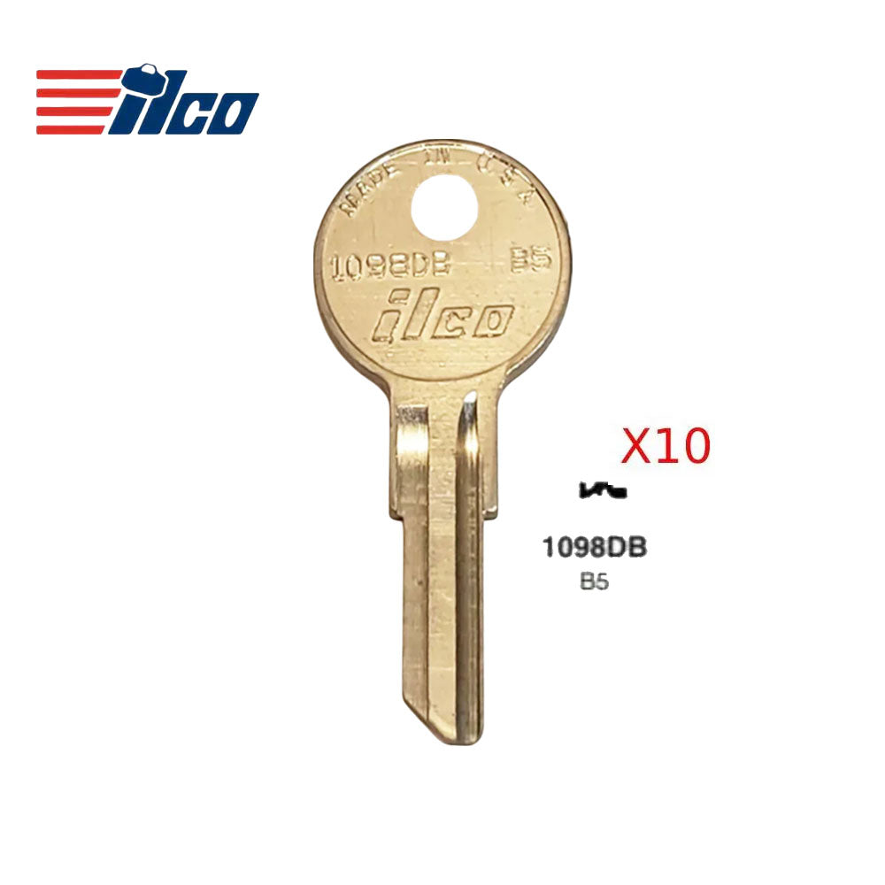 ILCO B5-1098DB Key Blank For Briggs & Stratton (Pack of 10)