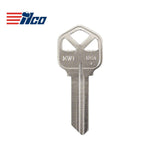 ILCO 1176 Kwikset Nickel Plated Key Blank - KW1