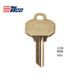 ILCO 1510 5-Pin Baldwin Key Blank - BW2