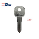 Gascap Key Blank - GAS-4 / 1611 GAS (Packs of 10)