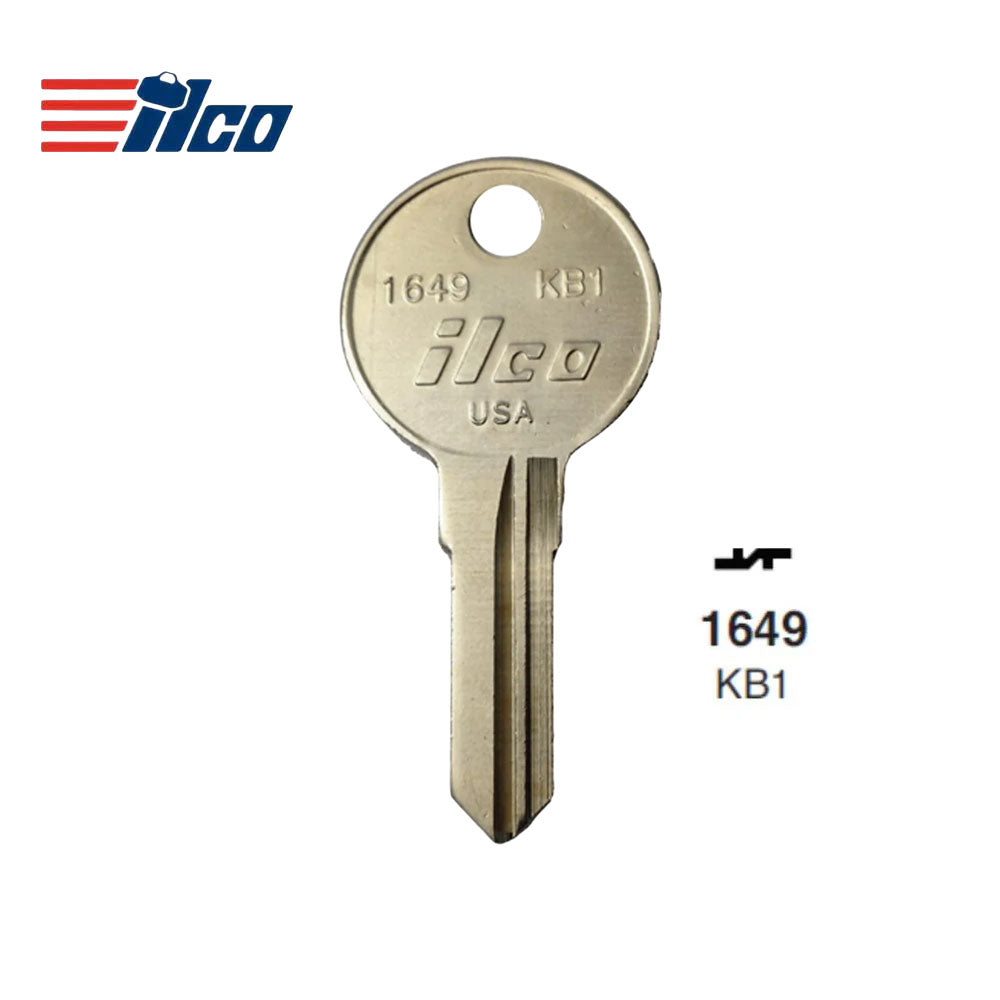Kimball Key ILCO 1649 Kimball Key Blank - KB1 – Locksmith Keyless