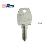 Treadway Wood Key blank - 1674 (Packs of 10)