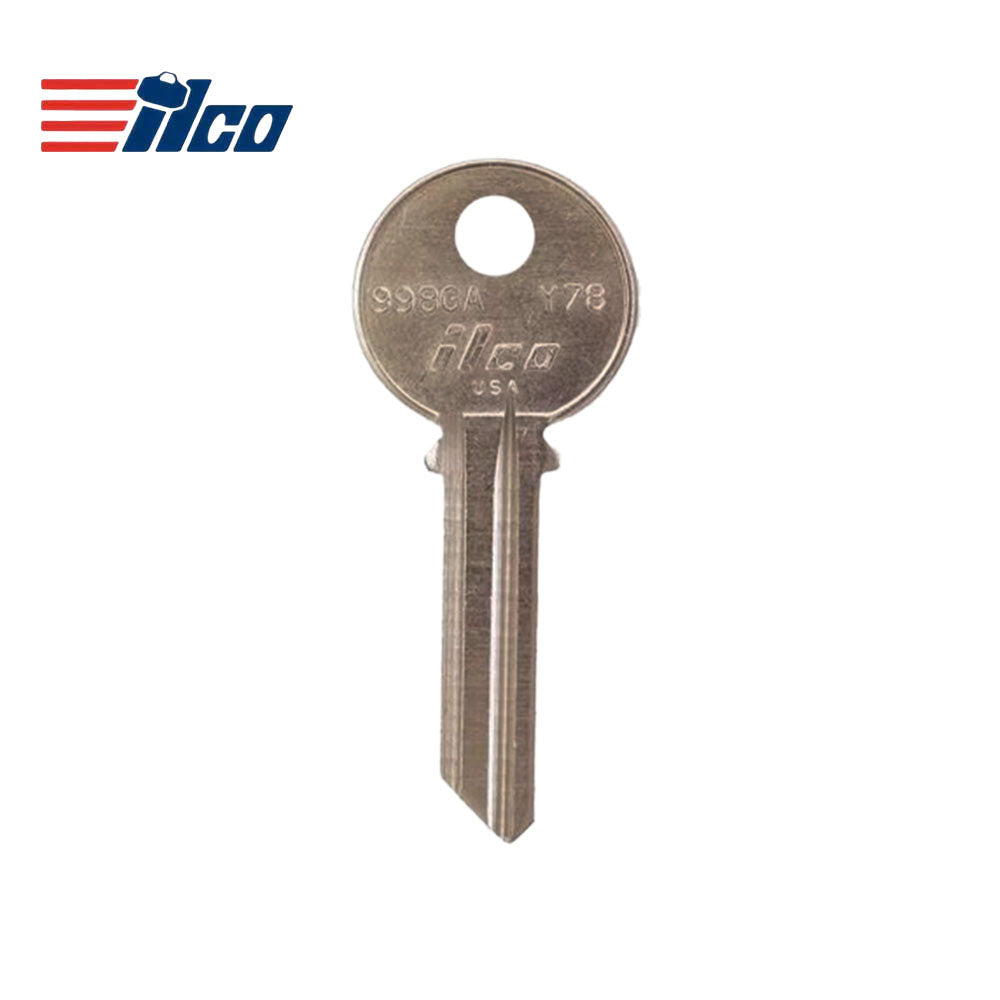 ILCO 998GA 6-Pin Yale Key Blank - Y78 – Locksmith Keyless