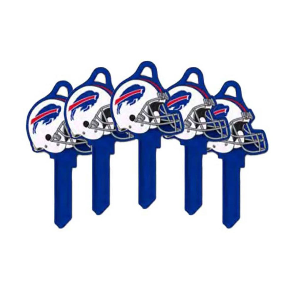 ILCO - NFL-KW1 TeamKeys - Helmet Edition Key Blank - Buffalo Bills