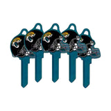 ILCO - NFL-KW1 TeamKeys - Helmet Edition Key Blank - Jacksonville Jaguars - Pack of 5