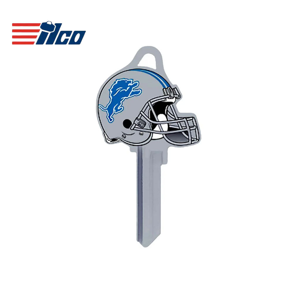 ILCO - NFL-KW1 TeamKeys - Helmet Edition Key Blank - Detroit Lions