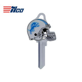 ILCO - NFL-KW1 TeamKeys - Helmet Edition Key Blank - Detroit Lions