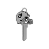 ILCO - NFL-KW1 TeamKeys - Helmet Edition Key Blank - Las Vegas Raiders