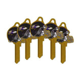 ILCO - NFL-KW1 TeamKeys - Helmet Edition Key Blank - Baltimore Ravens - Pack of 5
