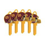 ILCO - NFL-KW1 TeamKeys - Helmet Edition Key Blank - Washington Football Team (5 Pack)