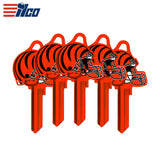 ILCO - NFL-SC1 TeamKeys - Helmet Edition Key Blank - Cincinnati Bengals (5 Pack)