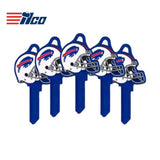 ILCO - NFL-SC1 TeamKeys - Helmet Edition Key Blank - Buffalo Bills