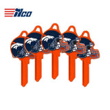 ILCO - NFL-SC1 TeamKeys - Helmet Edition Key Blank - Denver Broncos - Pack of 5