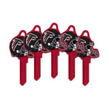 ILCO - NFL-SC1 TeamKeys - Helmet Edition Key Blank - Atlanta Falcons - Pack of 5
