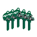 ILCO - NFL-SC1 TeamKeys - Helmet Edition Key Blank - New York Jets (5 Pack)