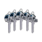 ILCO - NFL-SC1 TeamKeys - Helmet Edition Key Blank - Carolina Panthers - Pack of 5
