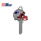 ILCO - NFL-SC1 TeamKeys - Helmet Edition Key Blank - New England Patriots
