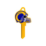 ILCO - NFL-SC1 TeamKeys - Helmet Edition Key Blank - Los Angeles Rams