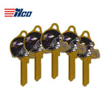ILCO - NFL-SC1 TeamKeys - Helmet Edition Key Blank - Baltimore Ravens - Pack of 5