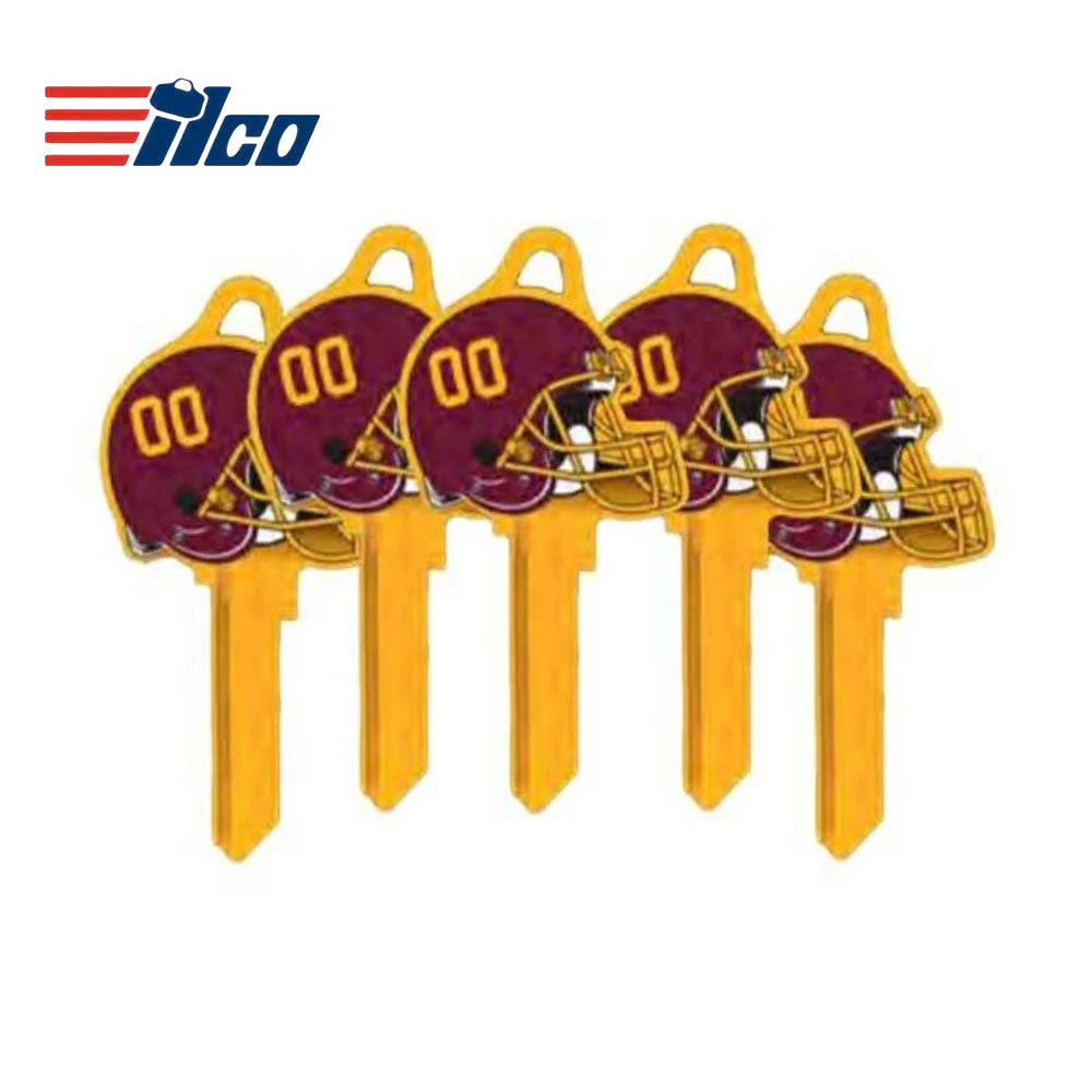 ILCO - NFL-SC1 TeamKeys - Helmet Edition Key Blank - Washington Football Team - Pack of 5