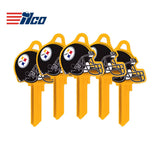 ILCO - NFL-SC1 TeamKeys - Helmet Edition Key Blank - Pittsburgh Steelers (5 Pack)