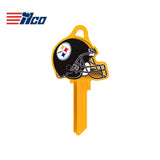 ILCO - NFL-SC1 TeamKeys - Helmet Edition Key Blank - Pittsburgh Steelers