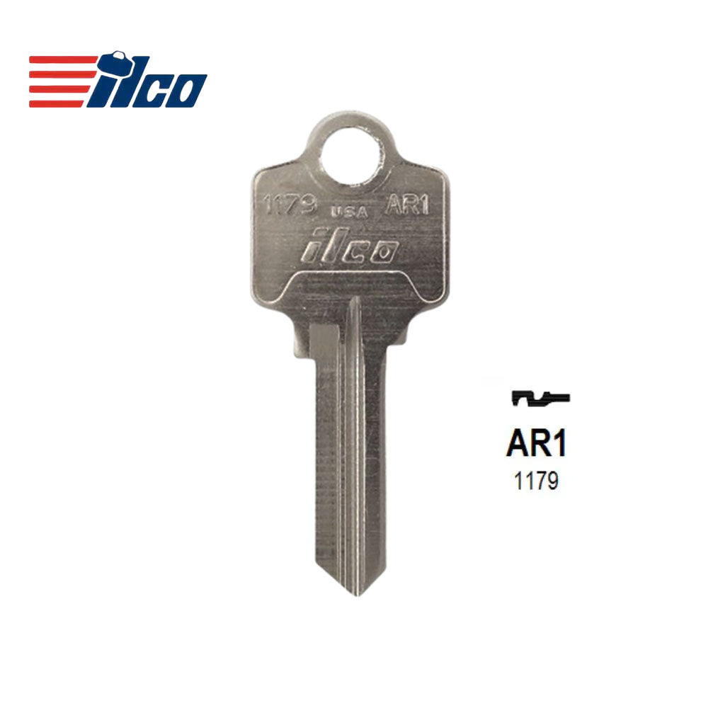 ILCO Arrow Metal Key Blank - AR1-NP
