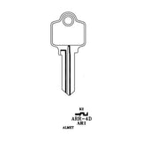 JMA ARR-4DE / AR1 / N1179 5-Pin Arrow Key Blank - Brass