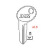 1648 Bauer Commercial & Residencial Key Blank - BAU2 / BUE-2 (Packs of 10)