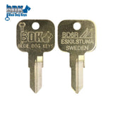 Framon Blue Dog Keys BD6R Mobella 900 Codes Southco