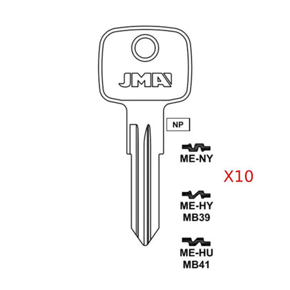Mercedes Benz Key Blank - MB39 / X83 (Packs of 10)