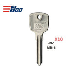 Mercedes Benz Key Blank - ME-HF / MB16 (Packs of 10)