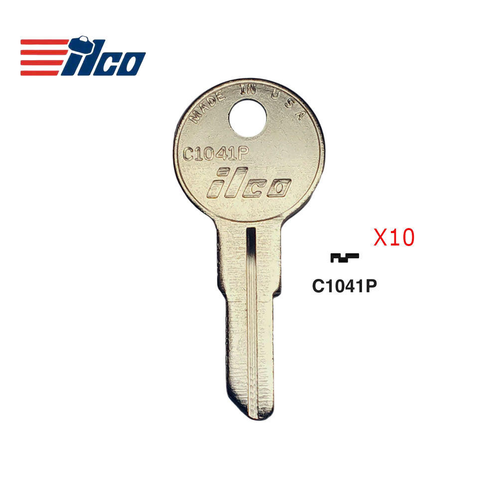 C1041P Chicago Commercial & Residencial Key Blank - CHI-15D / C1041P (Packs of 10)