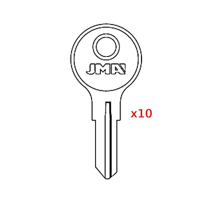 1041E Chicago Commercial & Residencial Key Blank - CG22 / CHI-14 (Packs of 10)