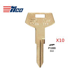 GM Key  Blank - GM-22 / B68 ( Packs of 10)