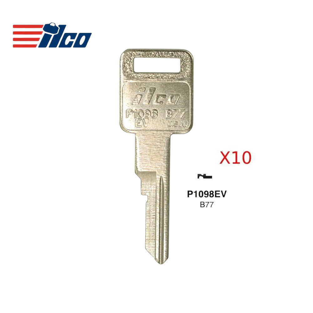GM Key Blank - GM-18 / B77 (Packs of 10)