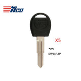 Chevrolet Daewoo Suzuki Key Blank - DAE-3D.P1 / DW04RAP (Packs of 5)