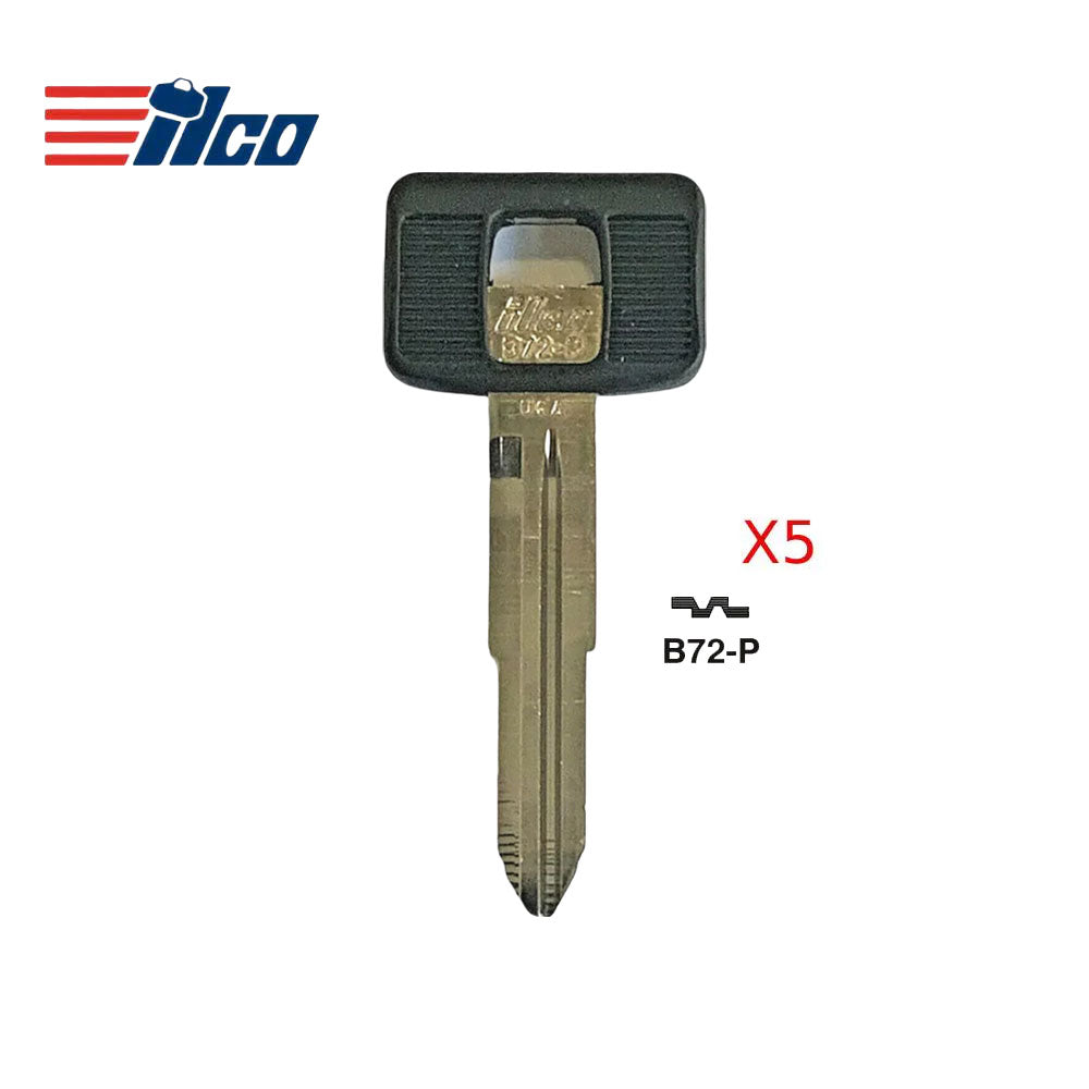 GM Key Blank - DAI-1.P / B72P (Packs of 5)