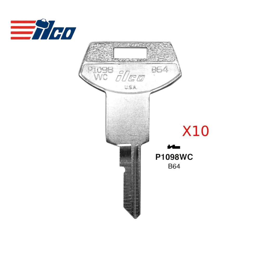 GM Key Blank - GM-19 / B64 (Packs of 10)