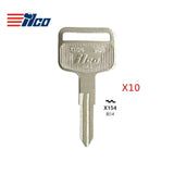 GM Key Blank - GM-47D / B54  (Packs of 10)