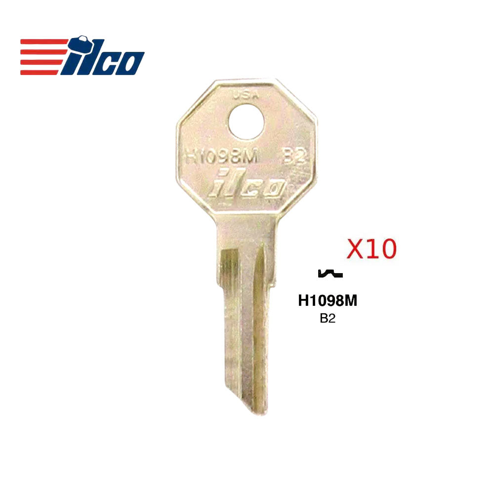 GM Key Blank - GM-33 / H1098M (Packs of 10)