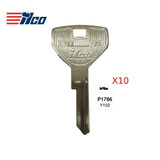 Chrysler Dodge Plymouth Key Blank - CHR-18E / Y153 (Packs of 10)