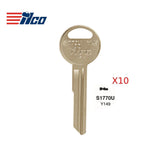 Chrysler Dodge Jeep Key Blank - CHR-12E / Y149 (Packs of 10)
