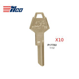 Chrysler Dodge Jeep Key Blank - CHR-8E / Y152 (Packs of 10)