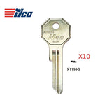Chrysler Dodge Key Blank - BAS-3 / X1199G (Packs of 10)