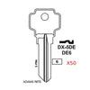 MD17 5-Pin Dexter Commercial & Residential Key Blank - DE6 BR / DX-5D - (Packs of 50)