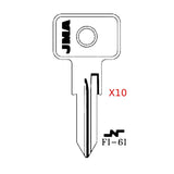 Fiat Key Blank - FT46 / FI-6I (Packs of 10)