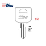 Commercial & Residential Lock Key Blank - FCS-1D / FIC1 (Packs of 50) (Discontinued)